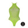 Ouch! Glow Body Filet Dos nu Vert Fluo